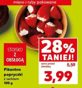 Kaufland Pikantne papryczki z serkiem 100 g oferta