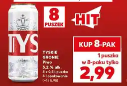 Kaufland Tyskie Gronie piwo oferta