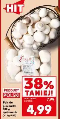 Kaufland Polskie pieczarki oferta
