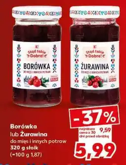 Kaufland Borówka lub Żurawina oferta
