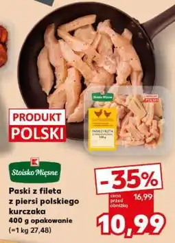 Kaufland Paski z fileta z piersi polskiego kurczaka 400 g opakowanie oferta