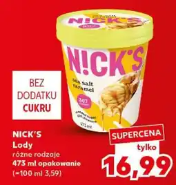 Kaufland NICK’S Lody oferta