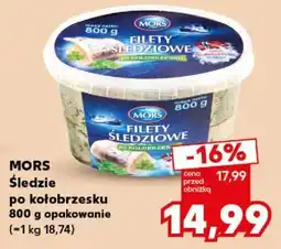 Kaufland MORS Śledzie po kołobrzesku 800 g opakowanie oferta