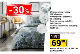Merkury Market KOMPLET POŚCIELI Z SATYNĄ BAWELNIANĄ oferta