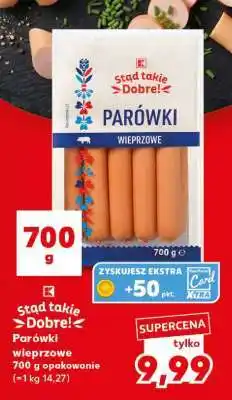 Kaufland Stąd takie Dobre! Parówki wieprzowe oferta