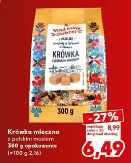 Kaufland Krówka mleczna z polskim masłem oferta