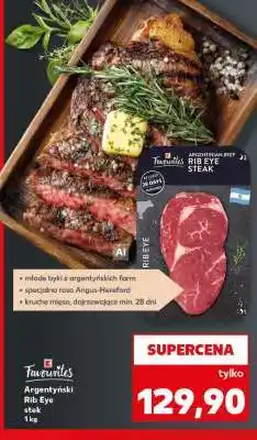 Kaufland Argentyński Rib Eye stek oferta