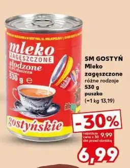 Kaufland SM GOSTYŃ Mleko zagęszczone różne rodzaje 530 g puszka oferta