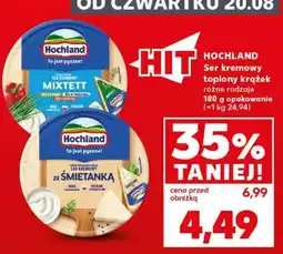 Kaufland HOCHLAND Ser kremowy topiony krążek oferta