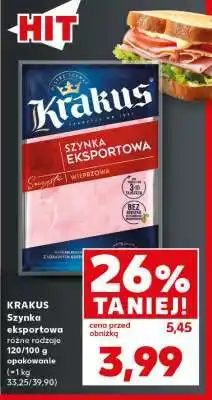 Kaufland KRAKUS Szynka eksportowa oferta