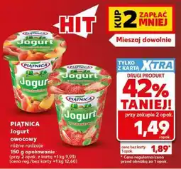 Kaufland PIĄTNICA Jogurt owocowy oferta
