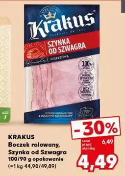 Kaufland KRAKUS Boczek rolowany, Szynka od Szwagra oferta