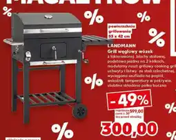 Kaufland LANDMANN Grill węglowy wózek oferta