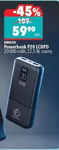 Biedronka Powerbank P20 LCDPD oferta