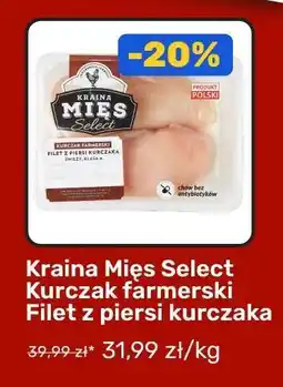 Biedronka Kraina Mięs Select Kurczak farmerski Filet z piersi kurczaka oferta