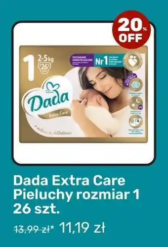 Dada Extra Care Pieluchy rozmiar 1 26 szt