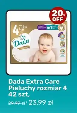Biedronka Dada Extra Care Pieluchy rozmiar 4 42 szt oferta