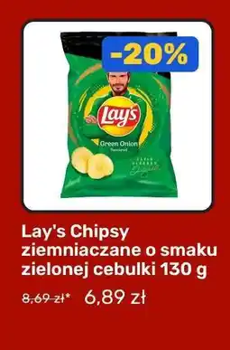 Biedronka Lay's Chipsy ziemniaczane o smaku zielonej cebulki 130 g oferta