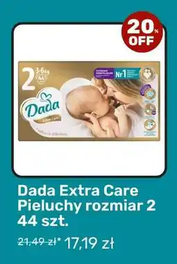 Biedronka Dada Extra Care Pieluchy rozmiar 2 44 szt oferta