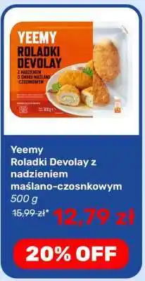 Biedronka Yeemy Roladki Devolay z nadzieniem maślano-czosnkowym oferta