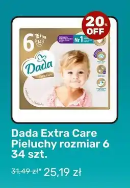 Biedronka Dada Extra Care Pieluchy rozmiar 6 34 szt oferta
