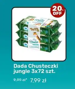 Biedronka Dada Chusteczki jungle 3x72 szt oferta