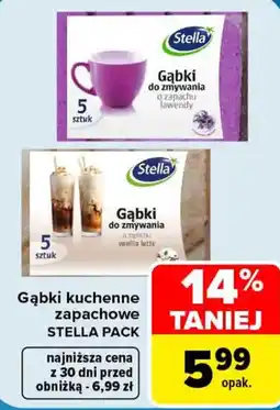 Carrefour Gąbki kuchenne zapachowe STELLA PACK oferta
