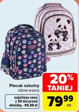 Carrefour Plecak szkolny oferta