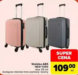 Carrefour Walizka ABS NEW YORK oferta