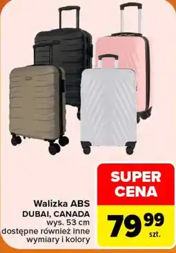 Carrefour Walizka ABS DUBAI, CANADA oferta
