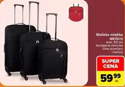 Carrefour Walizka miękka MEXICO oferta