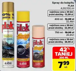 Carrefour Spray do kokpitu PLAK oferta