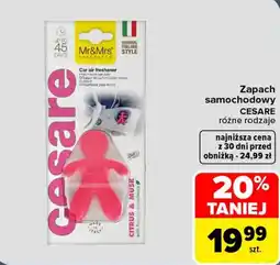Carrefour Zapach samochodowy CESARE oferta