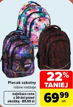Carrefour Plecak szkolny oferta