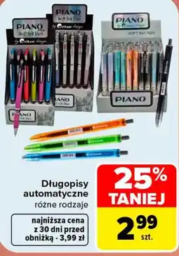 Carrefour Długopisy automatyczne oferta