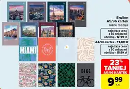 Carrefour Brulion A5/96 kartek oferta