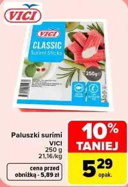 Carrefour Paluszki surimi VICI oferta