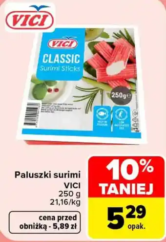 Carrefour Paluszki surimi VICI oferta