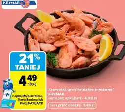 Carrefour Krewetki grenlandzkie mrożone KRYMAR oferta