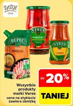 Carrefour Pomidory Marynowane Veres oferta