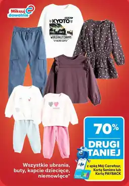 Carrefour Wszystkie ubrania, buty, kapcie dziecięce, niemowlęce oferta