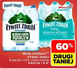 Carrefour Woda źródlana ŻYWIEC ZDRÓJ oferta