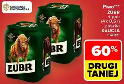 Carrefour Piwo ŻUBR oferta