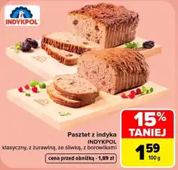 Carrefour Pasztet z indyka INDYKPOL klasyczny oferta