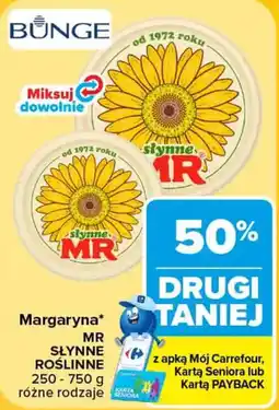 Carrefour Margaryna MR SŁYNNIE ROŚLINNE oferta