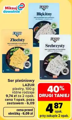 Carrefour Ser pleśniowy LAZUR oferta
