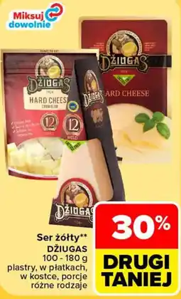 Carrefour Ser żółty DZIUGAS oferta