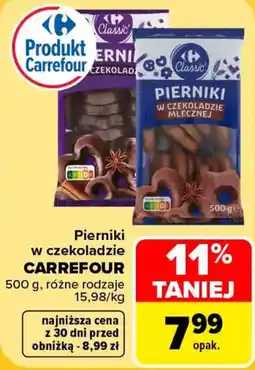 Carrefour Pierniki w czekoladzie CARREFOUR oferta
