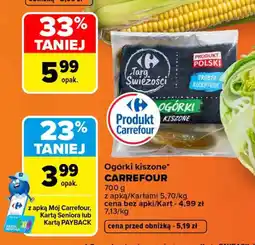 Carrefour Ogórki kiszone* oferta