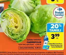 Carrefour Sałata lodowa CARREFOUR oferta